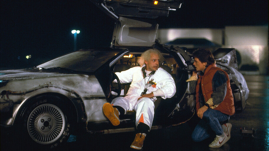 Back to the Future backdrop