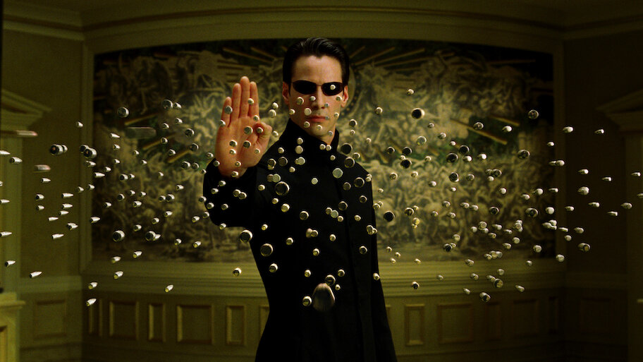 The Matrix Reloaded backdrop