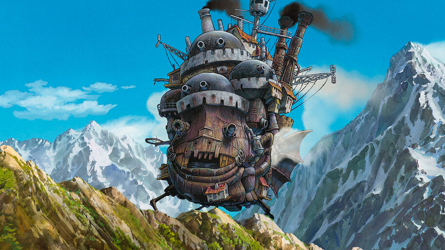 Howl’s Moving Castle backdrop
